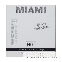 Hot Miami Sexy Feromony dla kobiet 30 ml - perfumy z nutą tropikalną HOT
