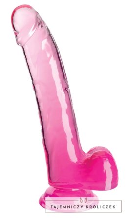 King Cock Clear model 9'' - przezroczysty anatomiczny z przyssawką 24,8 cm King Cock