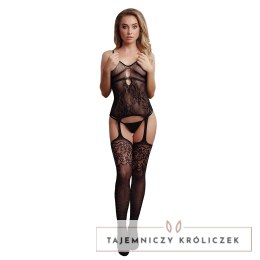 Le Desir Bodystocking Rhinestone siateczkowy jednoczęściowy One Size Le Désir by Shots