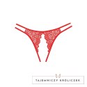 Lovestruck Allure - Koronkowe majtki damskie z eleganckim wycięciem Allure