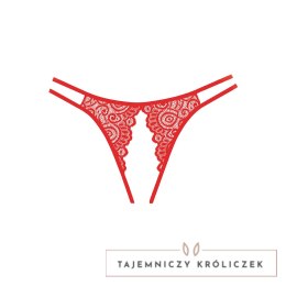 Lovestruck Allure - Koronkowe majtki damskie z eleganckim wycięciem Allure