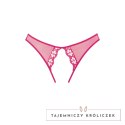 Obsessive Mirabelle Allure figi z siateczką i koronką czarne M Allure