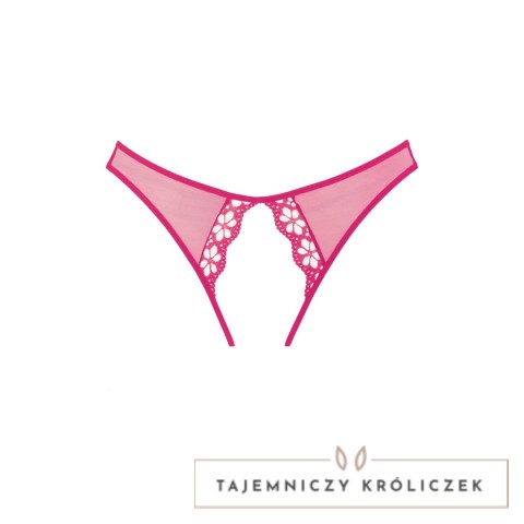 Obsessive Mirabelle Allure figi z siateczką i koronką czarne M Allure