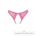 Obsessive Mirabelle Allure figi z siateczką i koronką czarne M Allure
