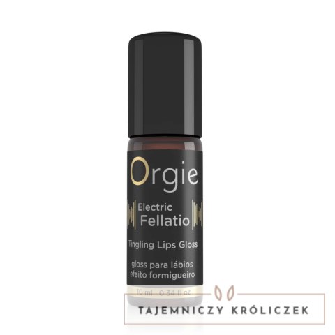 Orgie Electric Fellatio Lip Gloss 10ml - błyszczyk z efektem wibracji Orgie