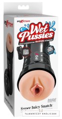 PDX Extreme Wet Pussies Super Juicy Czarna maszyna intymna Fanta Flesh Pipedream