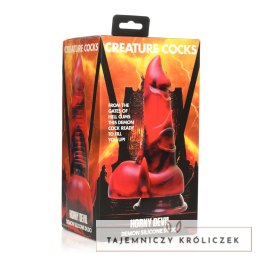 XR Brands Diablo silikonowy model anatomiczny czerwono-czarny 22,9 cm XR Brands