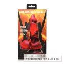 XR Brands Diablo silikonowy model anatomiczny czerwono-czarny 22,9 cm XR Brands