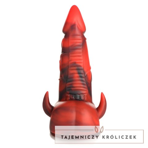 XR Brands Diablo silikonowy model anatomiczny czerwono-czarny 22,9 cm XR Brands