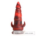 XR Brands Diablo silikonowy model anatomiczny czerwono-czarny 22,9 cm XR Brands