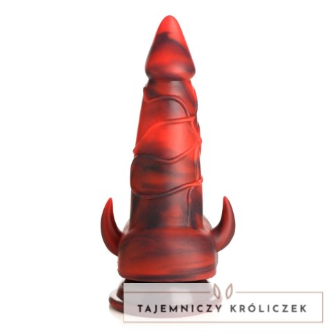 XR Brands Diablo silikonowy model anatomiczny czerwono-czarny 22,9 cm XR Brands