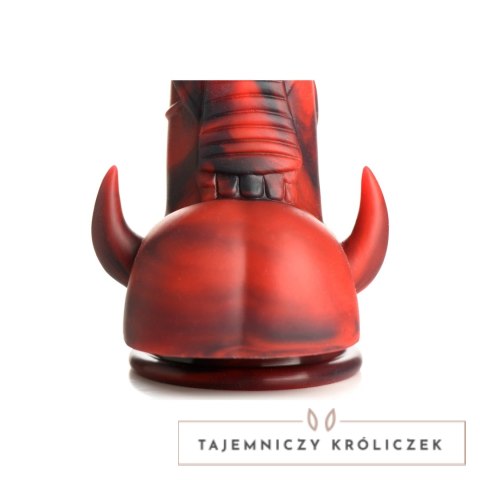 XR Brands Diablo silikonowy model anatomiczny czerwono-czarny 22,9 cm XR Brands