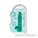 RealRock Crystal Clear model 17 cm z mocną przyssawką, transparentny RealRock by Shots