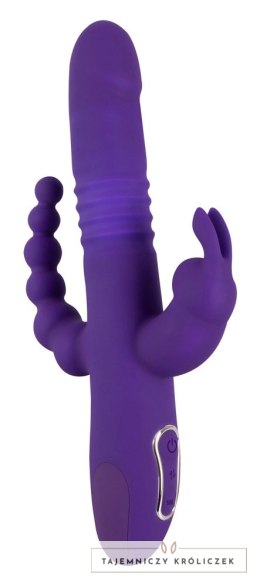Sweet Smile Thrusting Pearl Triple - wielofunkcyjny model silikonowy USB 26 cm Sweet Smile