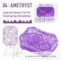 Tenga UNI Amethyst - uniwersalna nakładka intymna fioletowa, elastyczna Tenga