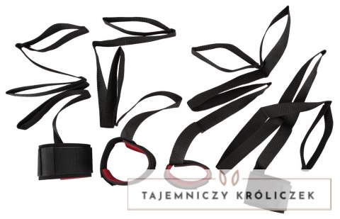You2Toys Restraint Set - Zestaw czterech regulowanych mankietow z paskami 115 cm You2Toys