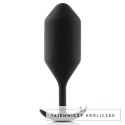 B-Vibe Snug Plug 4 Black - anatomiczny model silikonowy 255g B-Vibe