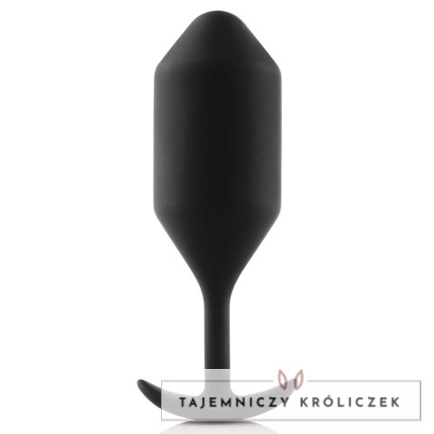B-Vibe Snug Plug 4 Black - anatomiczny model silikonowy 255g B-Vibe