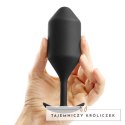 B-Vibe Snug Plug 4 Black - anatomiczny model silikonowy 255g B-Vibe