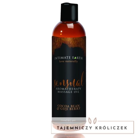 Intimate Earth Sensual Olejek do masażu 120ml - Goji & Kakao, naturalny Intimate Earth
