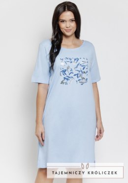 Koszula nocna Valentina Maxi 3573 Niebieska Niebieski XXXXL Taro
