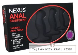Nexus Anal Starter Kit - Zestaw silikonowych plugow 3 rozmiary Nexus