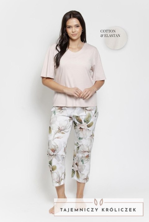 Piżama Afrodyta 3567 Beżowa Beżowy XXXL Taro