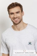 Piżama Gabriel 3576 Szary Melanż Szary Melanż XL Taro