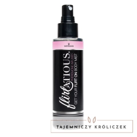 Sensuva Flirtatious Mgiełka do ciała Vanilla Sugar & Sweet Pea 125 ml Sensuva