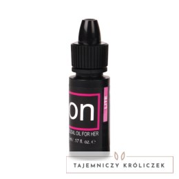 Sensuva ON Arousal Oil Lite 5ml - delikatny olejek stymulujący Sensuva
