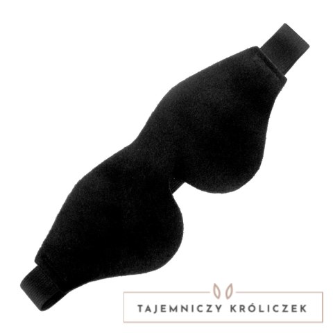 Sportsheets Soft Blindfold Black - miękka opaska na oczy czarna Sportsheets