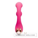 Crushious Pleaser Pink - Wibrujący model z rotacyjnym masażerem, 17,7 cm Crushious