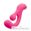 Crushious Pleaser Pink - Wibrujący model z rotacyjnym masażerem, 17,7 cm Crushious