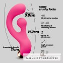 Crushious Pleaser Pink - Wibrujący model z rotacyjnym masażerem, 17,7 cm Crushious