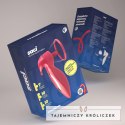Crushious Saci Red - wielofunkcyjny stymulator z przyssawkami Crushious