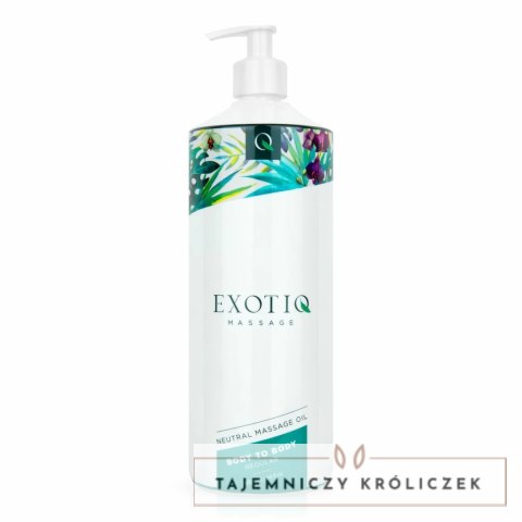 Exotiq Body To Body Oil 1L - Profesjonalny olejek do masażu, gęsta formuła Exotiq