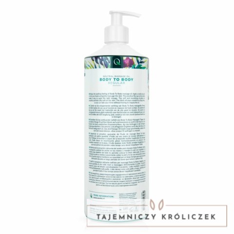 Exotiq Body To Body Oil 1L - Profesjonalny olejek do masażu, gęsta formuła Exotiq