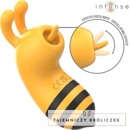 Intense Maya - Stymulator punktowy z obrotowym językiem, żołty IPX7 INTENSE