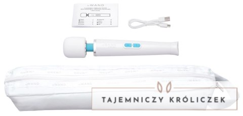 Le Wand Classique Petite Wand - kompaktowa bezprzewodowa masażerka biała Le Wand