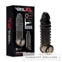 VirilXL V11 Czarny - Elastyczny rękaw intymny, powiększający rozmiar VIRILXL