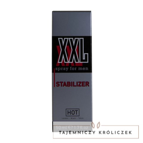 HOT XXL Spray Stabilizer dla mężczyzn z Ginkgo, Ginseng i Aloe Vera 50ml HOT