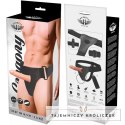 Harness Attraction Gregory Hollow - Pas intymny z wibratorem 16,5 cm, naturalny HARNESS ATTRACTION