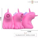 Intense Pinkie 360 - obrotowy stymulator z motywem jednorożca, fuksja INTENSE