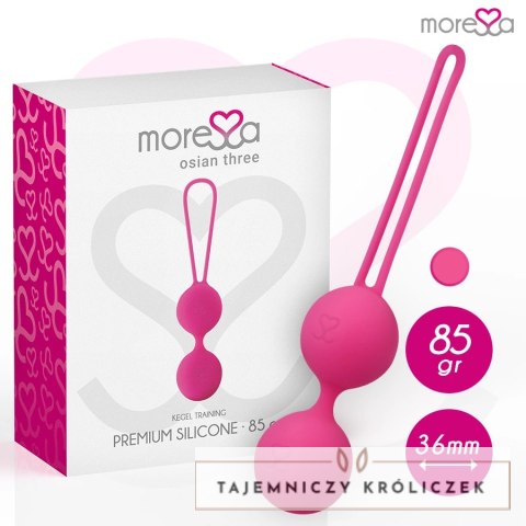Moressa Osian Three - silikonowy system do ćwiczeń mięśni miednicy 85g MORESSA
