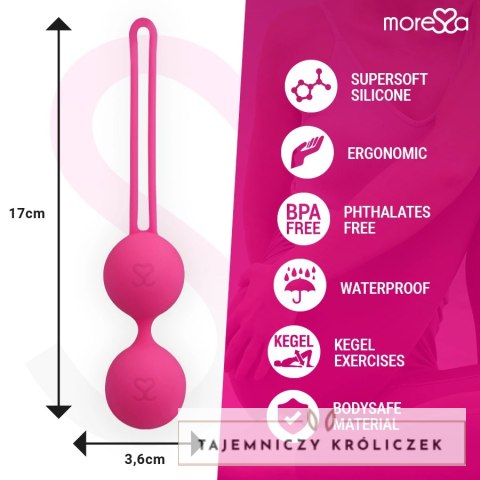 Moressa Osian Three - silikonowy system do ćwiczeń mięśni miednicy 85g MORESSA
