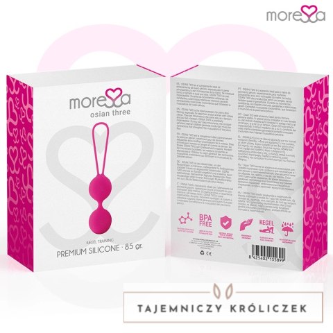 Moressa Osian Three - silikonowy system do ćwiczeń mięśni miednicy 85g MORESSA
