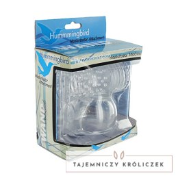 XR Brands Hummingbird - nakładka silikonowa do masażera, przezroczysta XR Brands