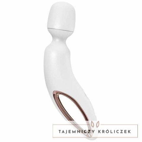 Satisfyer Wand-erland biały - masażer wibracyjny XXL, wodoodporny SATISFYER