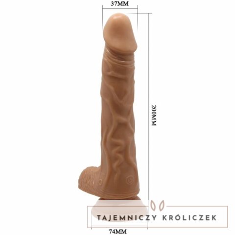Baile Pretty Love Bodach System Wibracji i Rotacji 20 cm brązowy BAILE