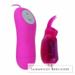 Baile Secret Bunny wibrator 12-funkcyjny liliowy silikonowy BAILE
